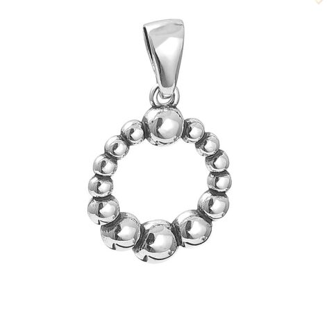 Srebrna zawieszka damska oksydowana 925 „Szlachetna Forma” – biżuteria Silverchoice